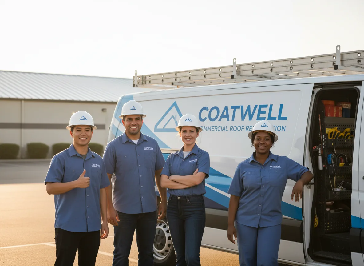 Commercial roof coating company in Lohrville, IA